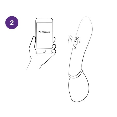 We-Vibe Wand 2 - App Controlled - Purple