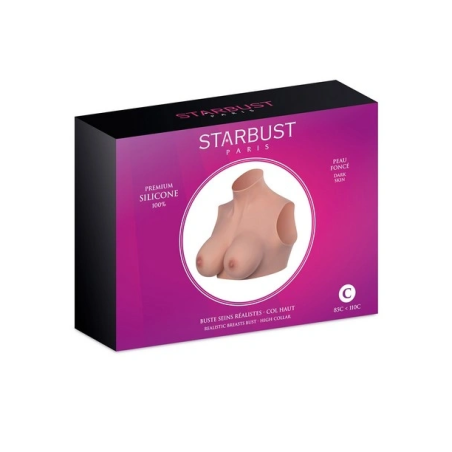 STARBUST Στήθη Σιλικόνης – Dark Skin – Cup C (Μέγεθος S)