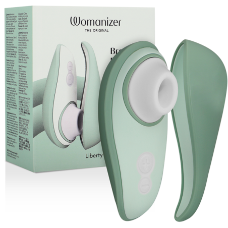 WOMANIZER | Liberty 2 Stimulator & Clitoris Stimulating Waves Light Green