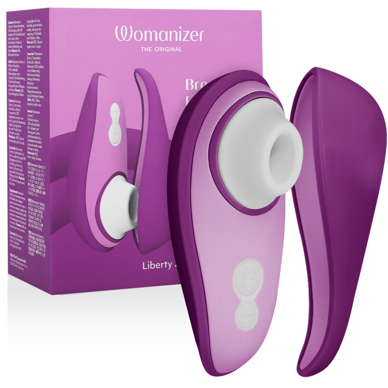 WOMANIZER | Liberty 2 Stimulator & Clitoris Stimulating Waves - Purple