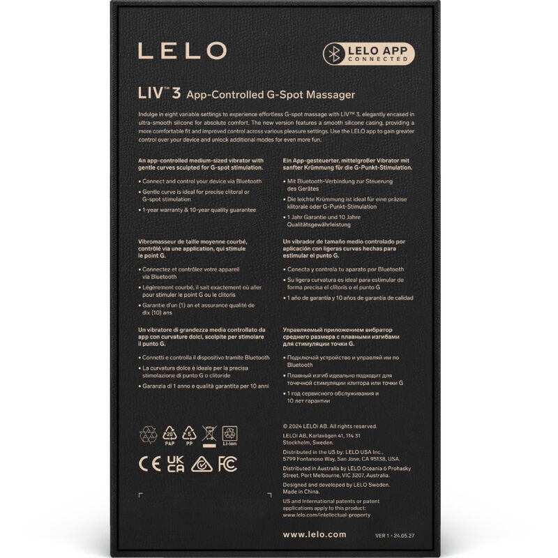 LELO - LIV™ 3 | G-Spot Δονητής Σιλικόνης - Μπλε
