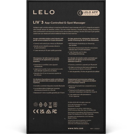 LELO - LIV™ 3 | G-Spot Δονητής Σιλικόνης - Μπλε