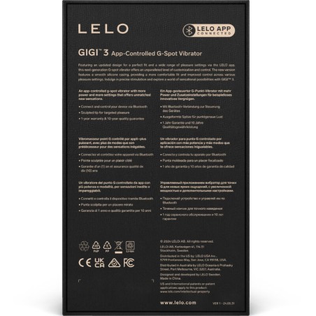 LELO | GIGI™ 3 | G-Spot - App Controlled - Δονητής Σιλικόνης - Μοβ
