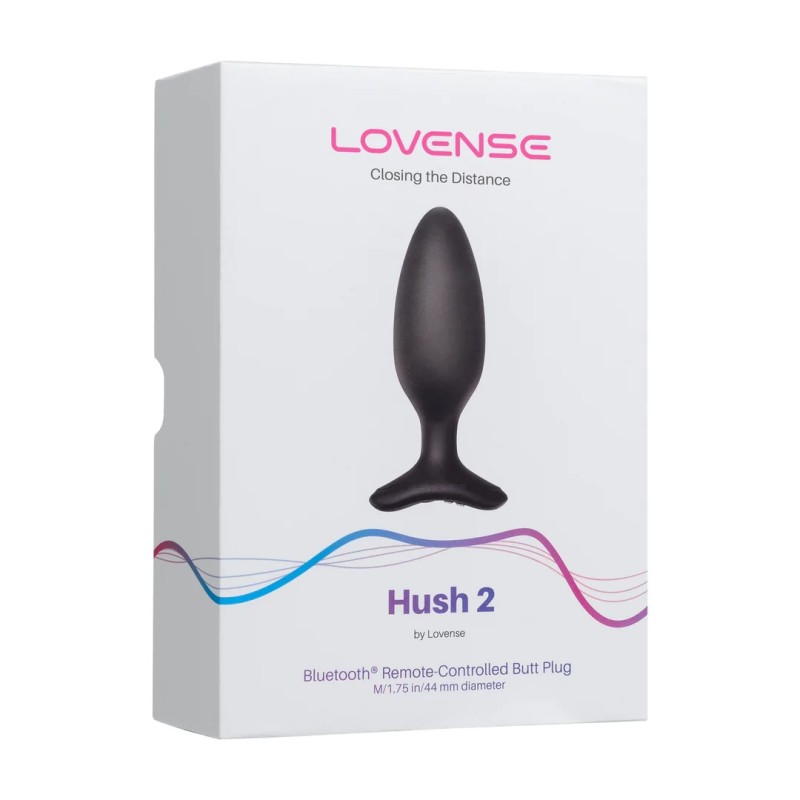Lovense | Hush 2 | App-controlled - Δονούμενη Πρωκτική Σφήνα - 4,4 cm