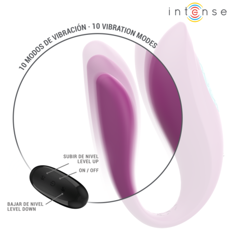 INTENSE | ANNIE | U-Shaped Silicone Vibrator With Remote Control