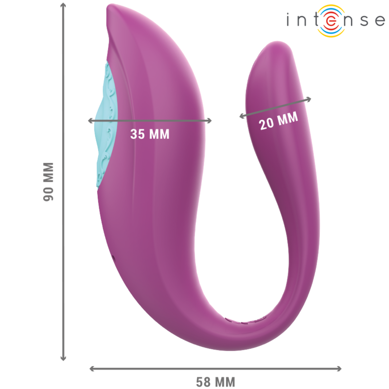 INTENSE | ANNIE | U-Shaped Silicone Vibrator With Remote Control