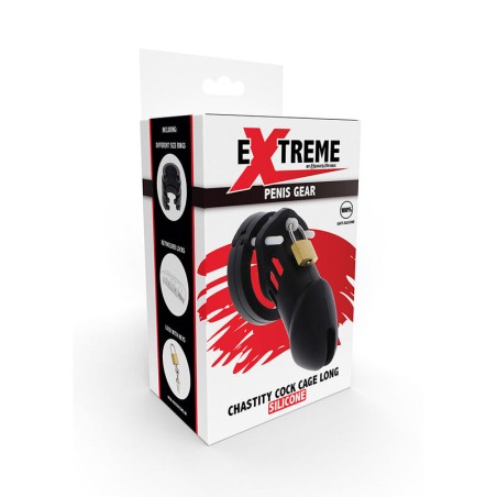 HIDDEN DESIRE | Extreme Chastity - Cock Cage Σιλικόνης - Size L