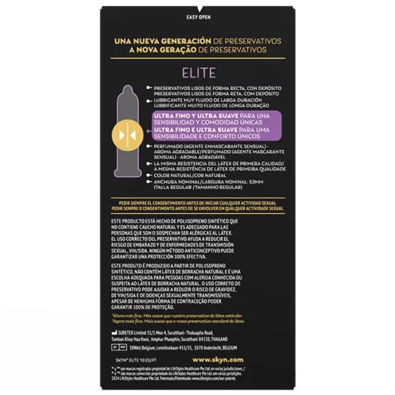 SKYN | ELITE | ULTRA-THIN CONDOMS 10 UNITS