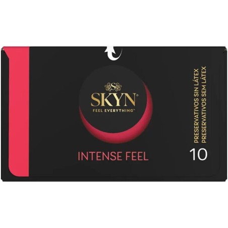 SKYN | INTENSE FEEL | Textured Condoms With Wavy Design - 10 pcs