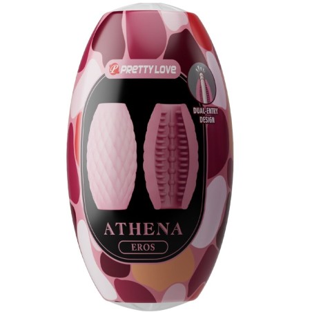 PRETTY LOVE | ATHENA EROS | Silicone Male Masturbator - Pink