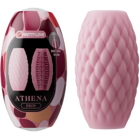 PRETTY LOVE | ATHENA EROS | Silicone Male Masturbator - Pink