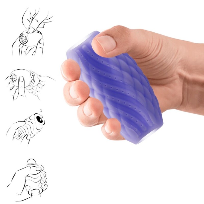PRETTY LOVE | ATHENA EROS | SILICONE MALE MASTURBATOR - PURPLE