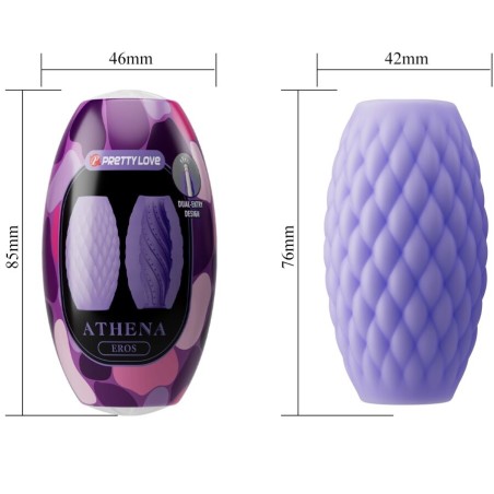 PRETTY LOVE | ATHENA EROS | SILICONE MALE MASTURBATOR - PURPLE