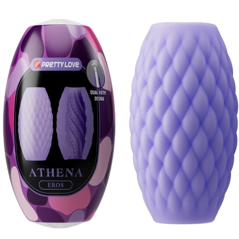 PRETTY LOVE | ATHENA EROS | SILICONE MALE MASTURBATOR - PURPLE