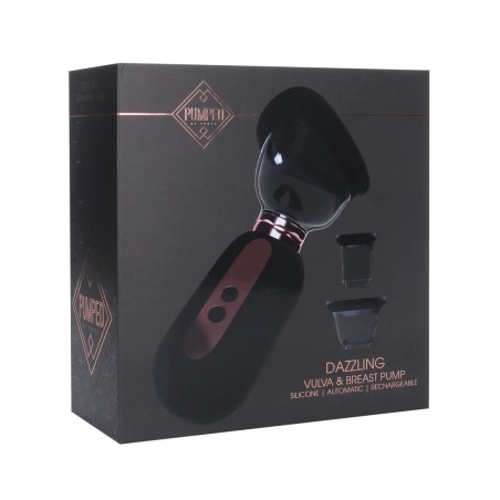 Delightful - Rechargeable Vulva and Breast Pump - Black