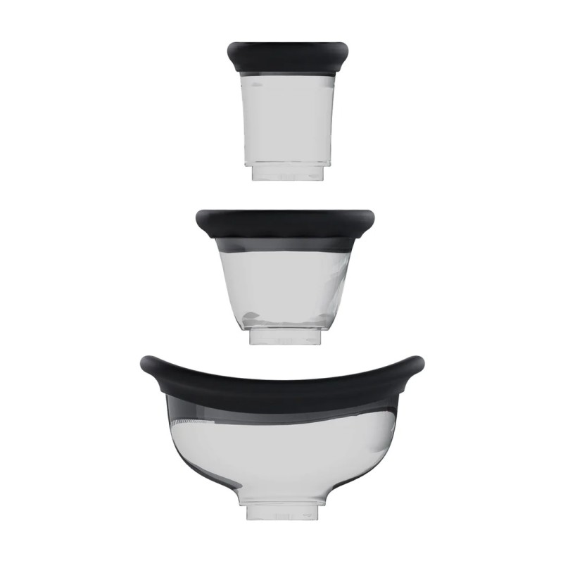 Delightful | Επαναφορτιζόμενη Αντλία Κενού Αέρος Στήθους & Αιδοίου - Μαύρη