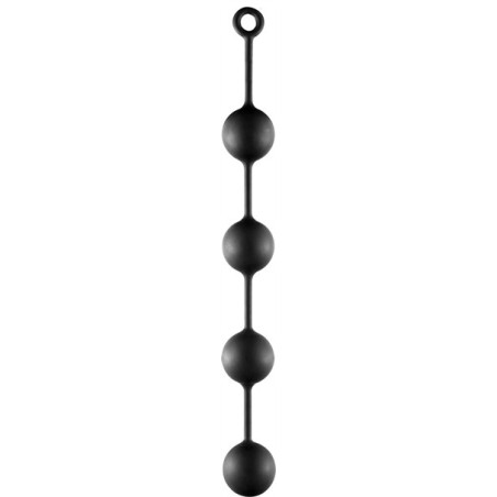 Silicone Exxxtreme Balls - Black - Extra Large - 60 mm.