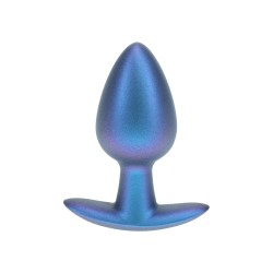 Πρωκτική Σφήνα Σιλικόνης 7,9 cm - Medium - Metallic Blue