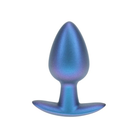 Smooth Silicone Anal Plug - 7,9 cm - Medium - Metallic Blue