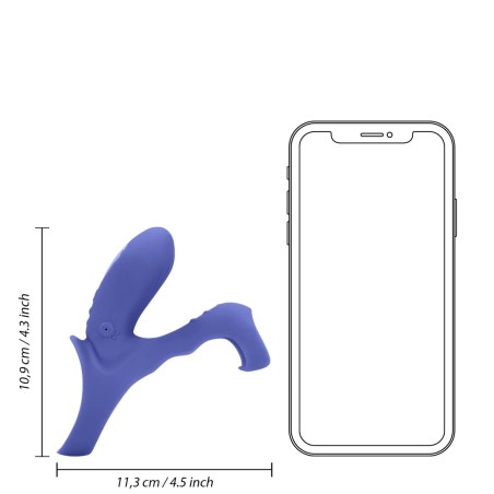 Love Line | Δονούμενο Δαχτυλίδι Πέους Για Κλειτοριδική Διέγερση - Tamiya Blue