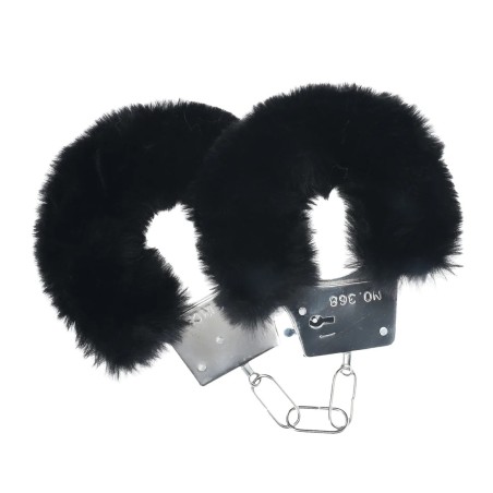 Classic Fluffy Handcuffs - Black