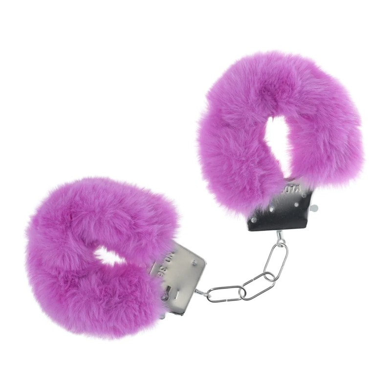 Classic Fluffy Handcuffs - Μοβ