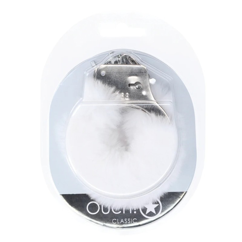 Classic Fluffy Handcuffs - White
