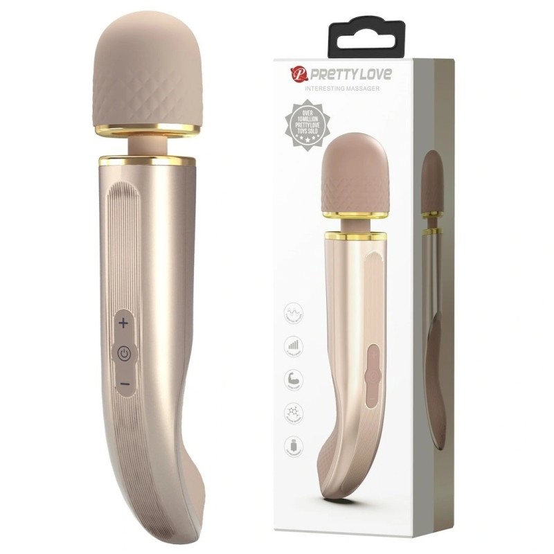 Pretty Love | Πολυτελής Κλειτοριδικός Δονητής Wand Massager - Gold