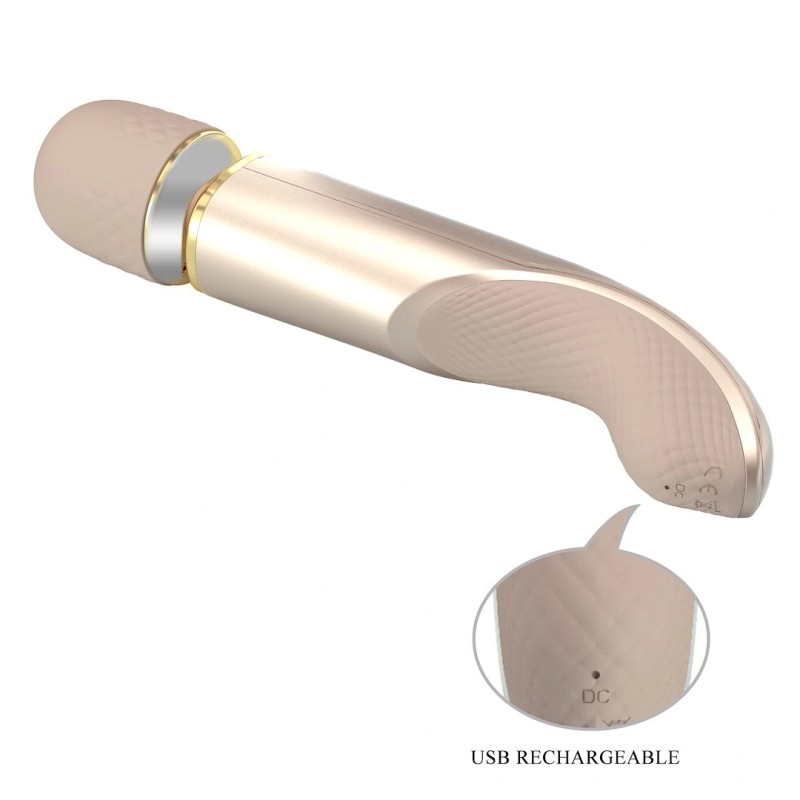 Pretty Love | Wand Massager | 29 cm Luxury Clitoral Vibrator - Gold