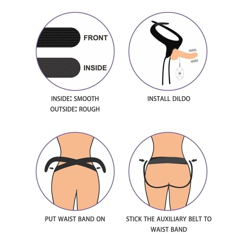 Love Toy | Ingen | Set Easy Vibrating Strap-On - 20cm