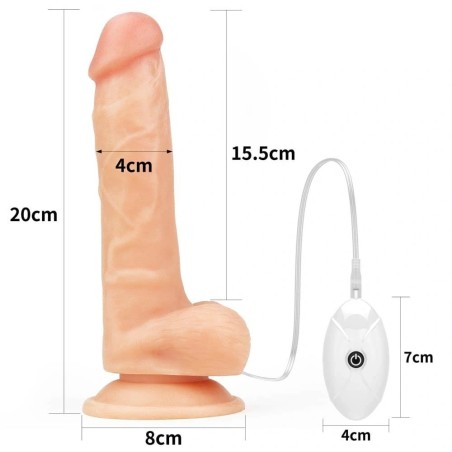 Love Toy | Ingen | Set Easy Vibrating Strap-On - 20cm