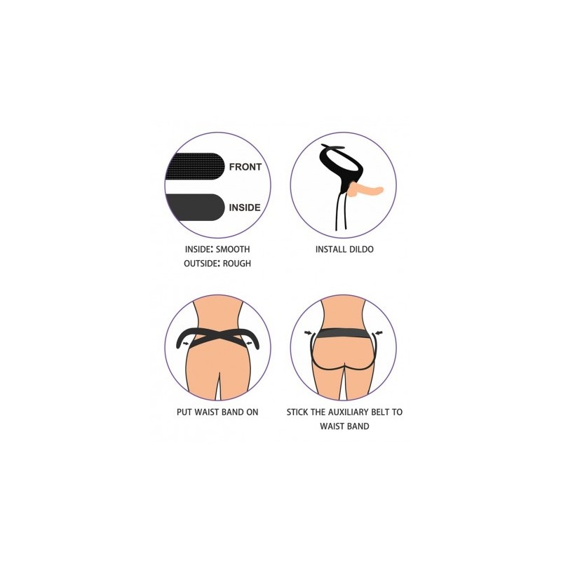 Love Toy | Ingen | Set Easy Strap-On With Realistic Dildo - 22cm