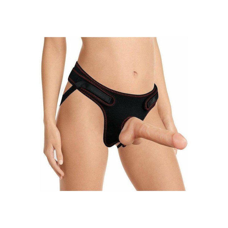 Love Toy | Ingen | Set Easy Strap-On Με Ομοίωμα Πέους Με Όρχεις - 20cm