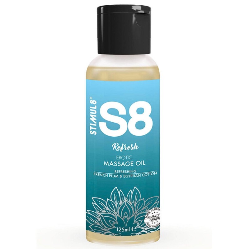 STIMUL8 | S8 - Refresh Cotton Massage Oil - 125ml