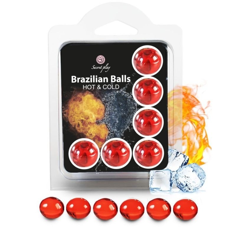 SECRETPLAY | Set 6 Brazilian Balls - Hot & Cold Effect
