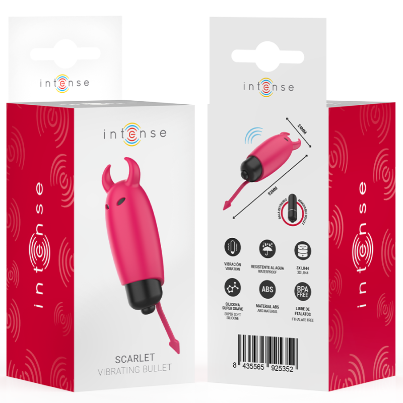 INTENSE | Scarlet | Vibrating Mini Bullet Red Demon
