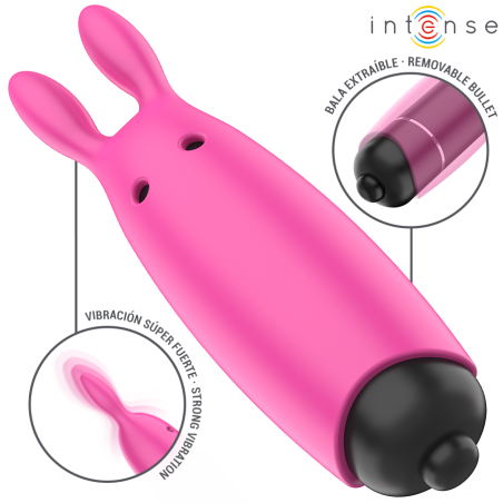 INTENSE | Hopper Pink Vibrating Bullet - Pink