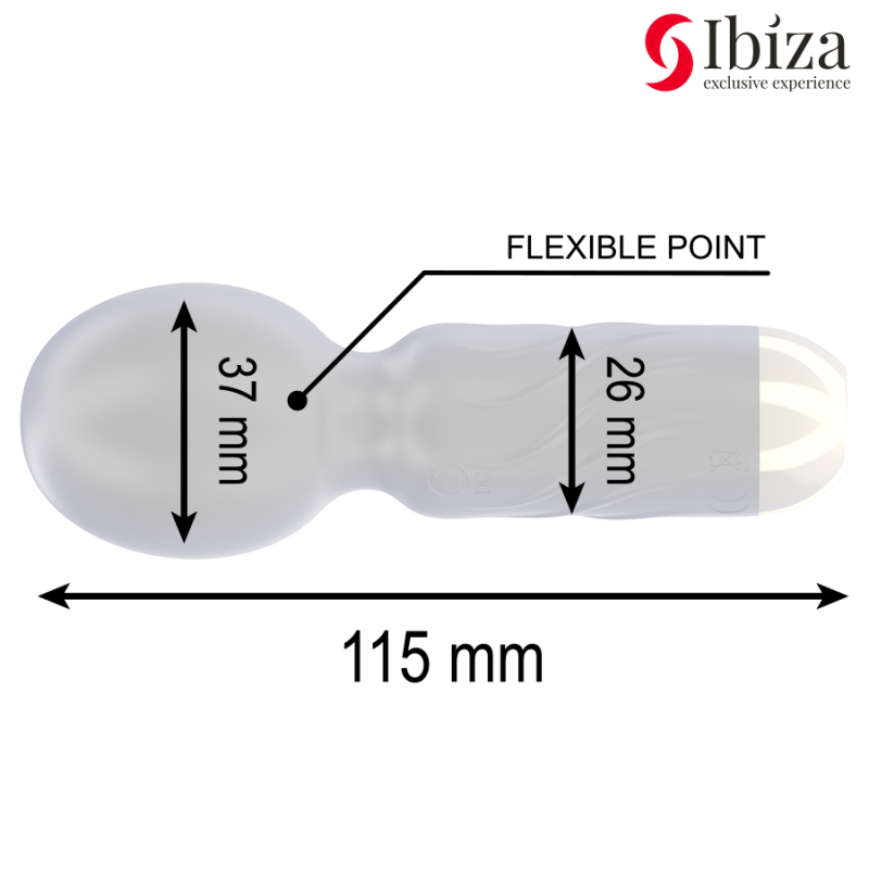 IBIZA | Pocket Wand Silicone Vibrator