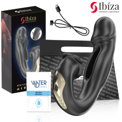 IBIZA | Rose | Silicone Vibrator With Flicking Effect & Clit Stimulator