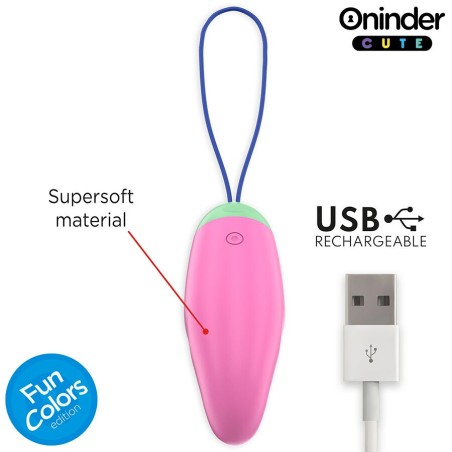 ONINDER CUTE | Love Pleasure Vibro-Rotating Egg 360 Silicone - Free Worldwide App