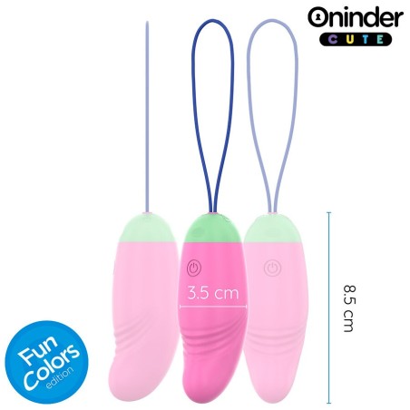 ONINDER CUTE | App Controled Δονούμενο - Περιστρεφόμενο Αυγό 360 Σιλικόνης
