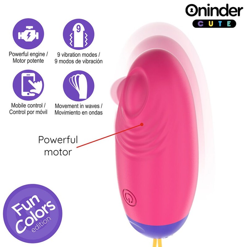ONINDER CUTE | Vibro-Wave Tapping Silicone Egg - Free Worldwide App