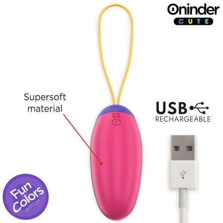 ONINDER CUTE | Vibro-Wave Tapping Silicone Egg - Free Worldwide App