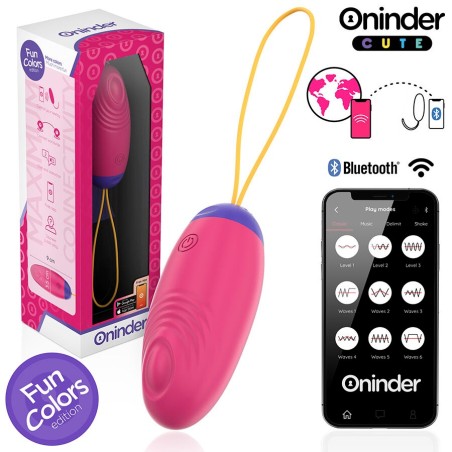 ONINDER CUTE | Vibro-Wave Tapping Silicone Egg - Free Worldwide App