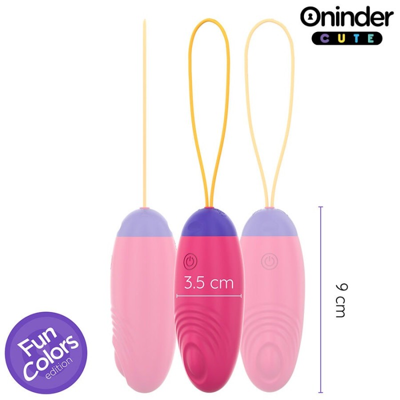 ONINDER CUTE | App Controled Vibro-Wave & Tapping Κολπικό Αυγό Σιλικόνης
