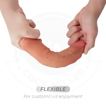 COCK MILLER | Realistic Vibrating Dildo With Suction Cup And Remote Control - 19,5cm