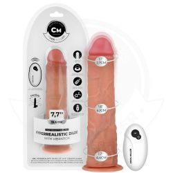 COCK MILLER | Realistic Vibrating Dildo With Suction Cup And Remote Control - 19,5cm