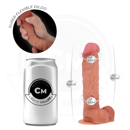 COCK MILLER | Hyper Realistic Articulable Dildo 15cm