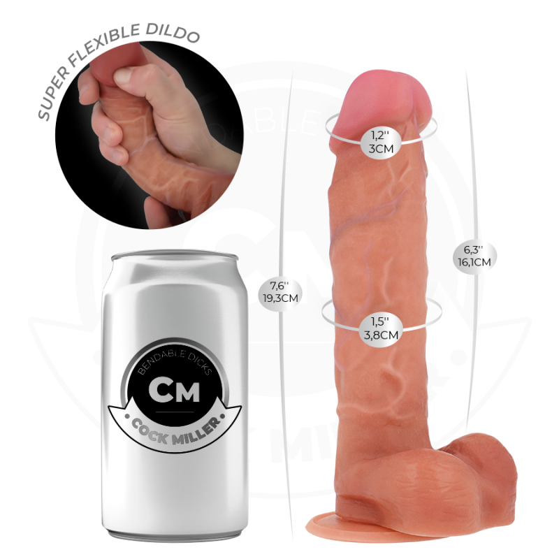 COCK MILLER | Hyper Realistic Articulable Dildo 19cm