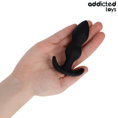 ADDICTED TOYS | Curved Silicone Anal Plug Small - 10,3cm
